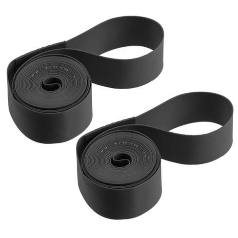 Unique Bargains 700C 27 Bike Bicycle Wheel Rim Strip Rim Tape Liner Inner  Tube Protection Band PVC 2 Pcs Black