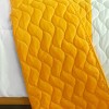Slickblue Full/Queen 3PC Quilt Set, Handmade Vermicelli-Quilted, TC Fabric, Patchwork Design, 3 Colors - 4 of 4