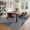 Washable Area Rugs Modern Striped Rugs for Living Room - 3 of 4