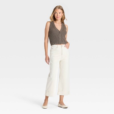 Women's Button-Front Sweater Vest - Universal Thread' - image 3
