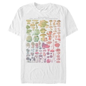 Men's Lost Gods Mycology the Study of Mushrooms T-Shirt - 1 of 4