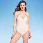 Women's Wide Ribbed Ring Medium Coverage One Piece Swimsuit - Kona Sol™
