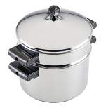 Farberware Classic Series 3qt Stainless Steel Stack 'n' Steam Sauce Pot with Steamer Set Silver
