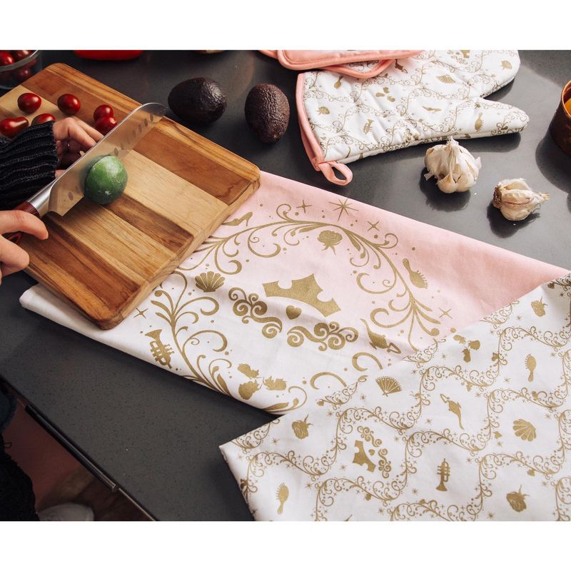 Ukonic Disney Princess Kitchen Tea Towels | Set of 2, 3 of 7
