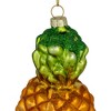 Northlight 4.75" Glittered Pineapple Glass Christmas Hanging Ornament - image 4 of 4