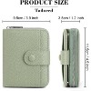 BEAFUP Small Wallet for Women - RFID Blocking Credit Card Holder Bifold Zipper Pocket Wallet with ID Window - 3 of 4