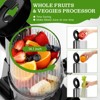 WHUTO Cold Press Juicer, Wide Feed Chute Juicer Machines, Stainless Steel Slow Masticating Juicers Easy to Clean, High Juice Yield, Platinum Knob - 2 of 4