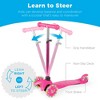 Best Choice Products Kids Mini Kick Scooter Toy w/ Light-Up Wheels and Height Adjustable T-Bar - 4 of 4