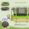 Resenkos 5-Foot Children's Trampoline with Safety Enclosure Net for Ages 3-6 - - 2 of 4