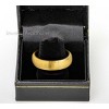 Jewelry Avalanche Gold IP Dome Brushed Center Beveled Tungsten Carbide Wedding Band, Comfort-fit, 6mm - 3 of 4