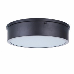Craftmade Lighting Fenn 1 - Light Flush Mount in  Flat Black - 1 of 1