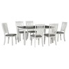 GlasFlength Dining Sets, Stylish and Functional for Family Meals, Designs for Kitchen, Dining Room, Ideal for Gatherings, Gray,60.2”*36”*30.2" - 4 of 4