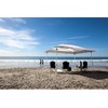 Z-Shade 14 x 10 Foot Prestige Instant Shade Outdoor Canopy Shelter Tent with Reliable Stakes, Steel Frame, and Rolling Bag, Grey & White - 2 of 4