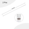 Unique Bargains High Impact Water Plumb Cable Sleeve PVC Rigid Round Pipes 9" Length - 2 of 3
