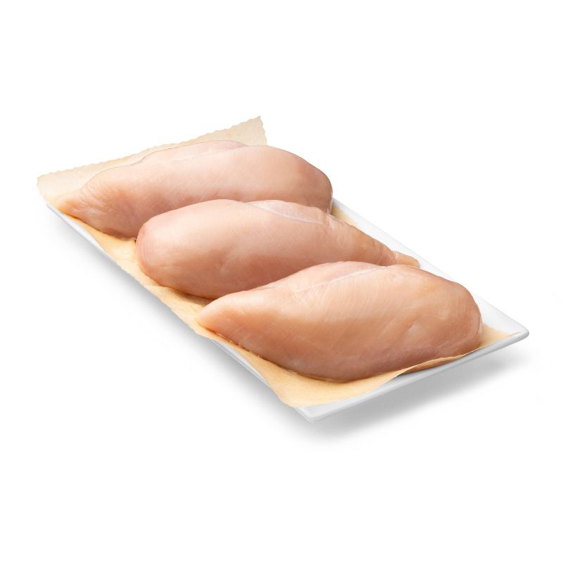 Boneless Skinless NAE Chicken Breasts - 1.25-2.8 lbs - price per lb - Good &#38; Gather&#8482;, 3 of 5