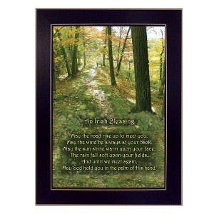 Fisfet "Irish Blessing" By Trendy Decor4U, Printed Wall Art, Ready To Hang Framed Poster, Black Frame - 1 of 4