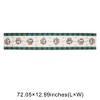 Unique Bargains Christmas Table Runner Green White Black 72"x13" 1 Pc - 3 of 4