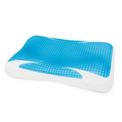 SensorPEDIC GelMAX Gel Overlay Contour Memory Foam Bed Pillow