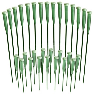 Bright Creations 30 Pack Stem Water Tubes for Flowers with Caps, Extendable Vials for Floral Arrangements, Florist Supplies, 6 and 12 Inches