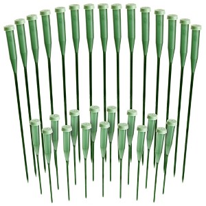 Bright Creations 30 Pack Stem Water Tubes for Flowers with Caps, Extendable Vials for Floral Arrangements, Florist Supplies, 6 and 12 Inches - 1 of 4
