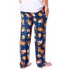 Seven Times Six Cowboy Bebop Anime Men's Ein the Corgi Data Dog Adult Lounge Pajama Pants Blue - 2 of 4