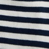 Stellou & Friends 100% Cotton Striped  Long Sleeve Crew Neck Sweater w/ Shoulder Buttons  - 18-24 Months / Navy with White Stripes - 4 of 4