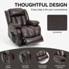 CAVINAS Power Lift Recliner Chair with Dual Motor for Elderly, 8-Point Vibration Massage & Lumbar Heating, 350lbs Weight Capacity - 3 of 4