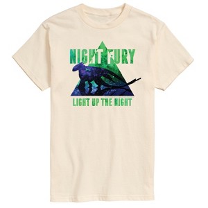 Men's - How to Train Your Dragon - Night Fury Light Up The Night Short Sleeve Graphic T-Shirt - 1 of 4