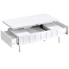 Gulches 3-in-1 Multifunctional Lift Top Coffee Table, Hydraulic Adjustable for Coffee/Work/Dining, Hidden Storage and 2 Drawers - 2 of 4