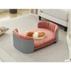 Lyngins Elevated Cat and Dog Sofa Bed with Removable Cover – Indoor/Outdoor Pet Sofa for Small Dogs and Medium Cats, Scandinavian Style Cat Couch Bed - 2 of 4