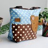 Slickblue Cute Bear Hand-Appliqued Tote Bag for Kids —Multi Color & Sizes, Shoulder Strap, Interior Pocket - 2 of 3