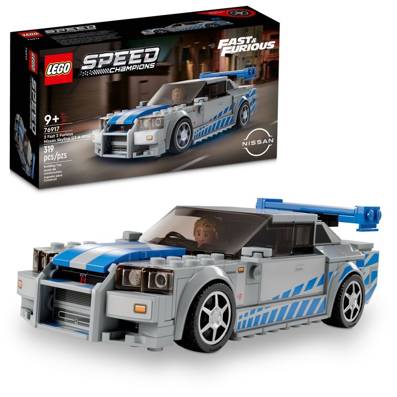 LEGO Speed Champions 2 Fast 2 Furious Nissan Skyline GT-R (R34) 76917, 1 of 8