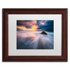 Trademark Fine Art -Mathieu Rivrin 'Ocean Painting' Matted Framed Art - 2 of 4