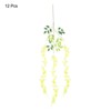 Unique Bargains Fake Wisteria Hanging Flower Artificial Flowers for Home Party Decoration - 2 of 4