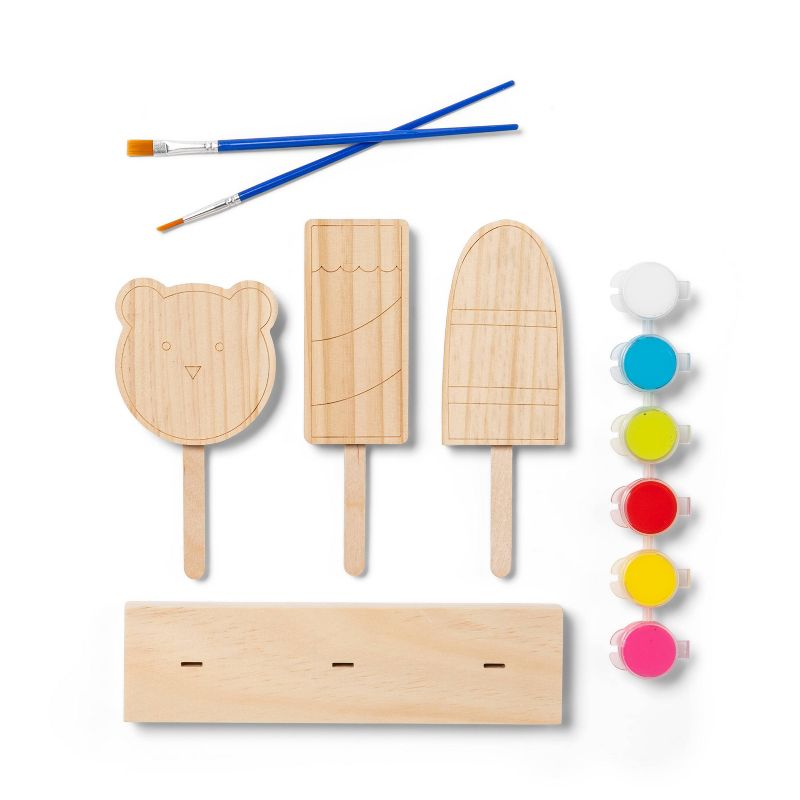Paint-Your-Own Summer Treats Wood Craft Kit - Mondo Llama&#8482;, 3 of 6