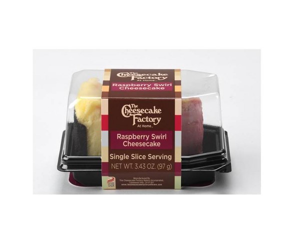 The Cheesecake Factory Raspberry Swirl Frozen Cheesecake - 3.43oz
