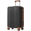 Whisen 6-Piece Luggage Sets, Hardshell ABS Suitcase with Spinner Wheels, TSA Lock, Lightweight Carry-On & Checked Luggage - 3 of 4