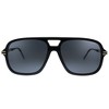 Marc Jacobs MARC 415/S 2M2 Unisex Aviator Sunglasses Black Gold 56mm - 2 of 3