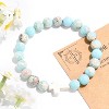 Cross Beaded Bracelets for Women, Inspirational Natural Heart Religious Bracelets for Women - 4 of 4