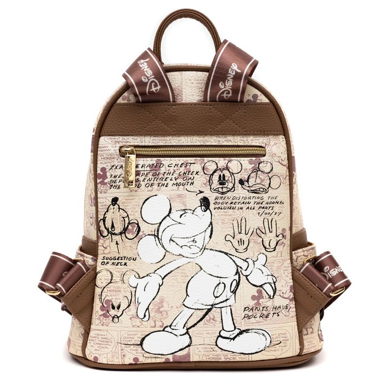 Mickey Mouse WondaPop 11" Vegan Leather Fashion Mini Backpack, 2 of 8