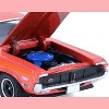 1969 Mercury Cougar Eliminator "Dyno Don" Red with Orange Stripes "GreenLight Muscle" 1/64 Diecast Model Cars by Greenlight - 2 of 4