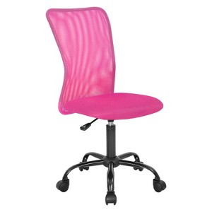 BestMassage Mesh Office Chair Computer Chair with Lumbar Support & Thickly Padded Seat Rolling Swivel Back Support Chair for Home Office - 1 of 4