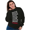 Christmas Santa's Reindeer List Sweatshirt for Men or Women Brisco Brands - 4 of 4