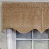 RLF Home 3" Rod Pocket High Quality Fabric Ballard Chenille Regal Valance for Windows 50" x 15" Camel - 4 of 4