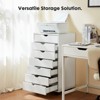AZL1 Life Concept Utility Storage Bins 7-Drawer Chest for Stylish and Functional Storage in Bedrooms and Offices, White, 18.7"*15.7"*34.2" - 4 of 4