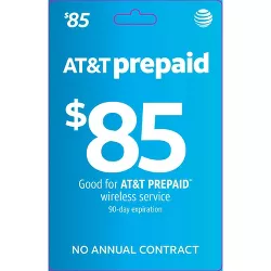 AT&T $85 Prepaid Phone Card (Email Delivery)