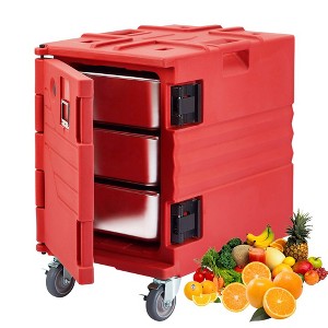 82 Qt Commercial Insulated Food Pan Carrier Catering Hot Cold Serving Dish box - 1 of 4