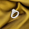 Slickblue Glistening Engagement Ring Set with 2.43 Ct. Round CZ, Women's Bridal Jewelry, Sizes 5-10 - 2 of 4