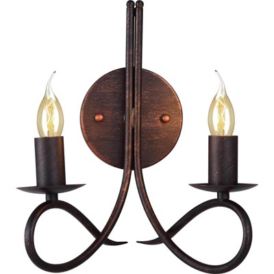 Elegant Lighting Lyndon 2 light Dark Bronze Wall Sconce