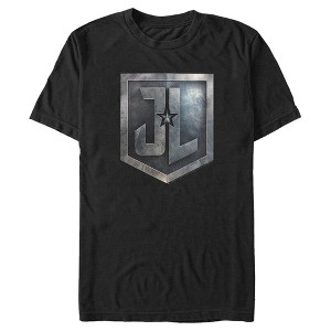 Men's Zack Snyder Justice League Stone Shield Logo T-Shirt - 1 of 4